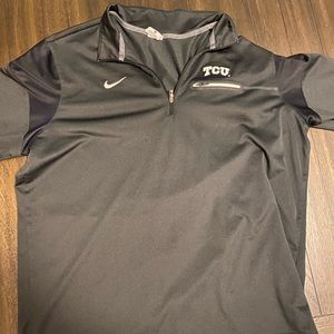 Nike TCU Quarter Zip Pullover